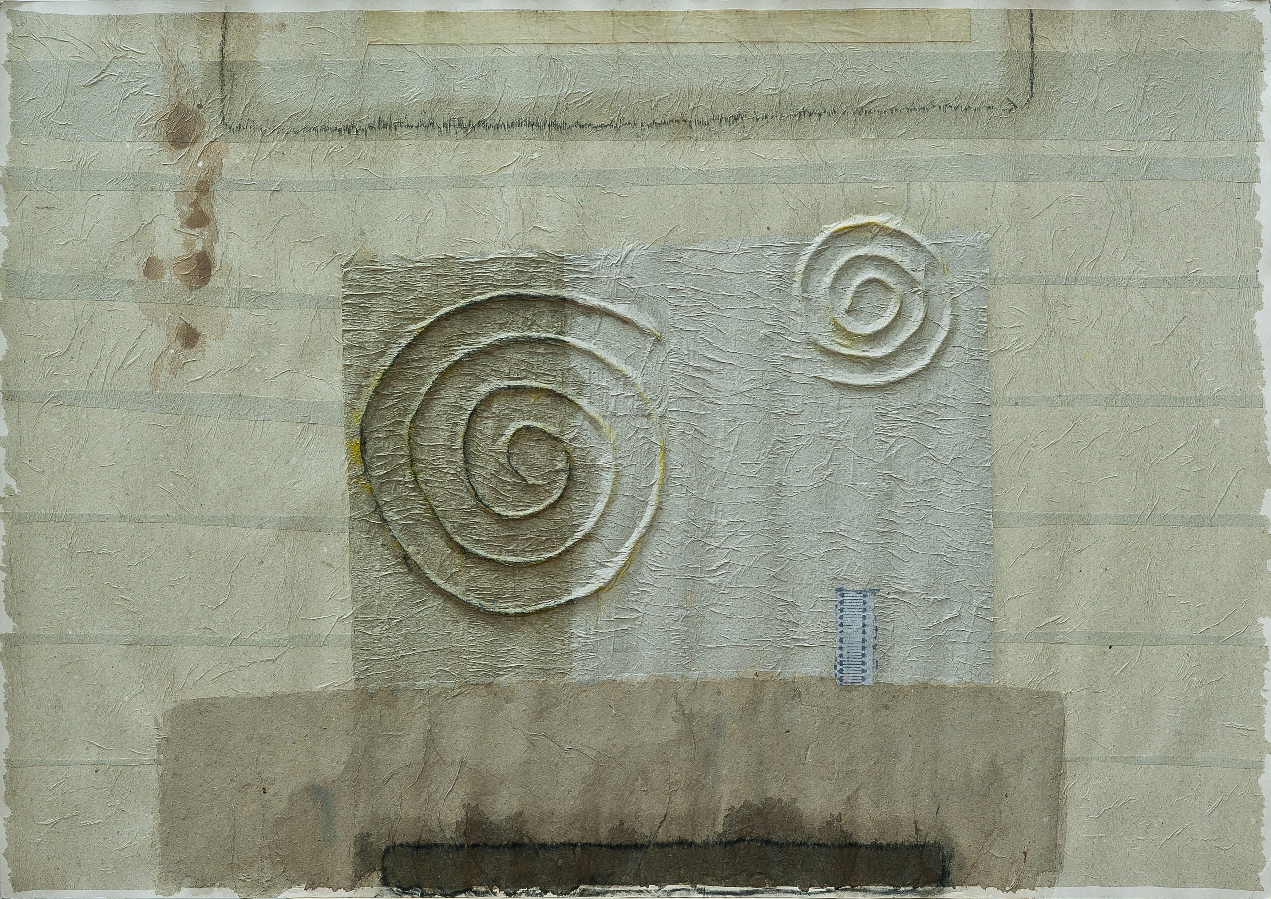 5991 ah ireneusz kopacz spirale i, 2001, kolaż,