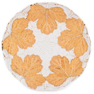 6317 a-h, talerz dekoracyjny, miśnia, porcelana złocona, poł. xix w.