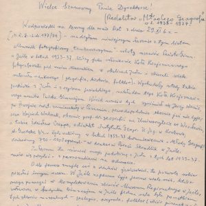 750 ahsid – wspomnienia józefa staśki – redaktora „młodego geografa”, czasopisma jasielskiego gimnazjum, 1974 r.