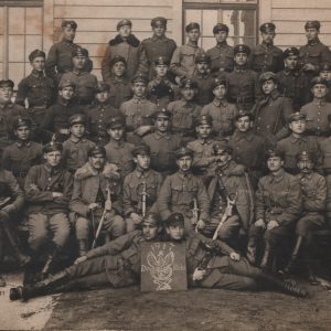 7540 af tablo legionów prawdopodobnie oddział artylerii 1917 r.