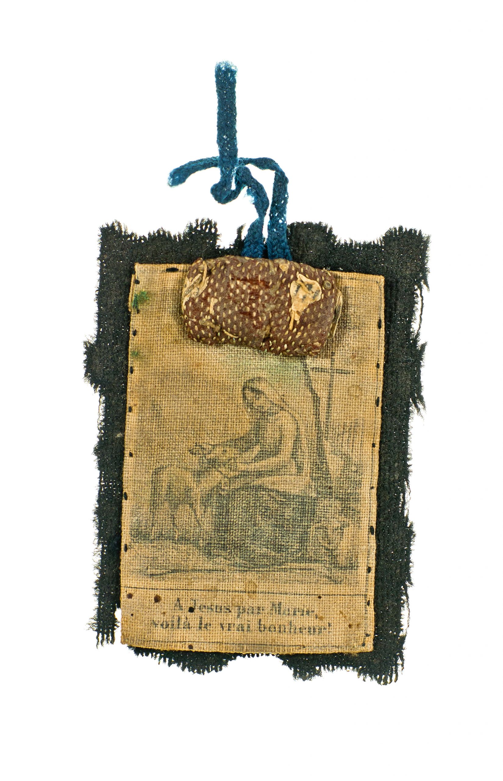 832 ah fragment szkaplerza powstańca styczniowego, połowa xix w.