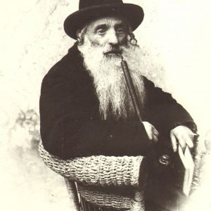 277 afh portret przedstawiciela społeczności żydowskiej z nowego Żmigrodu. fotografia wykonana przed rokiem 1939.