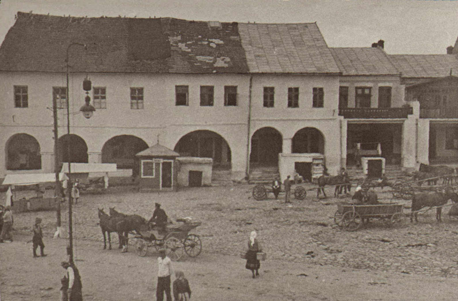 1243 afh nowy Żmigród, rynek przed rokiem 1939.