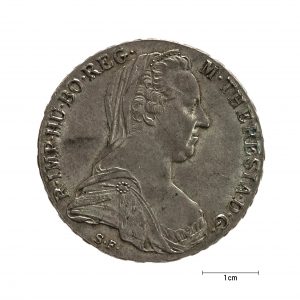 0913 zbiory numizmatyczne st. kadyiego; maria teresa cesarzowa austriacka (1780); talar - awers