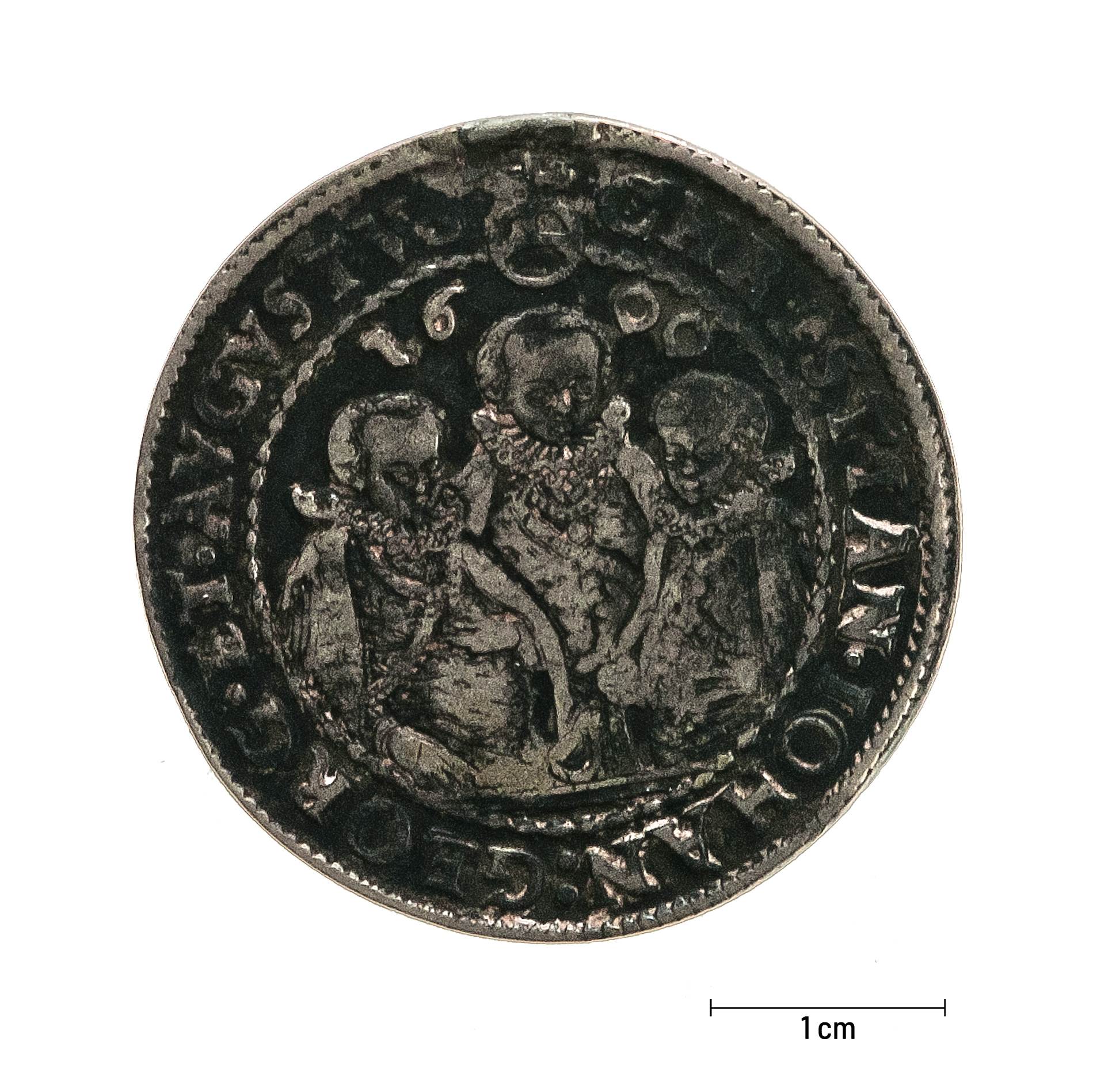 0920 zbiory numizmatyczne st. kadyiego; chrystian ii książę saski (1600); talar - awers