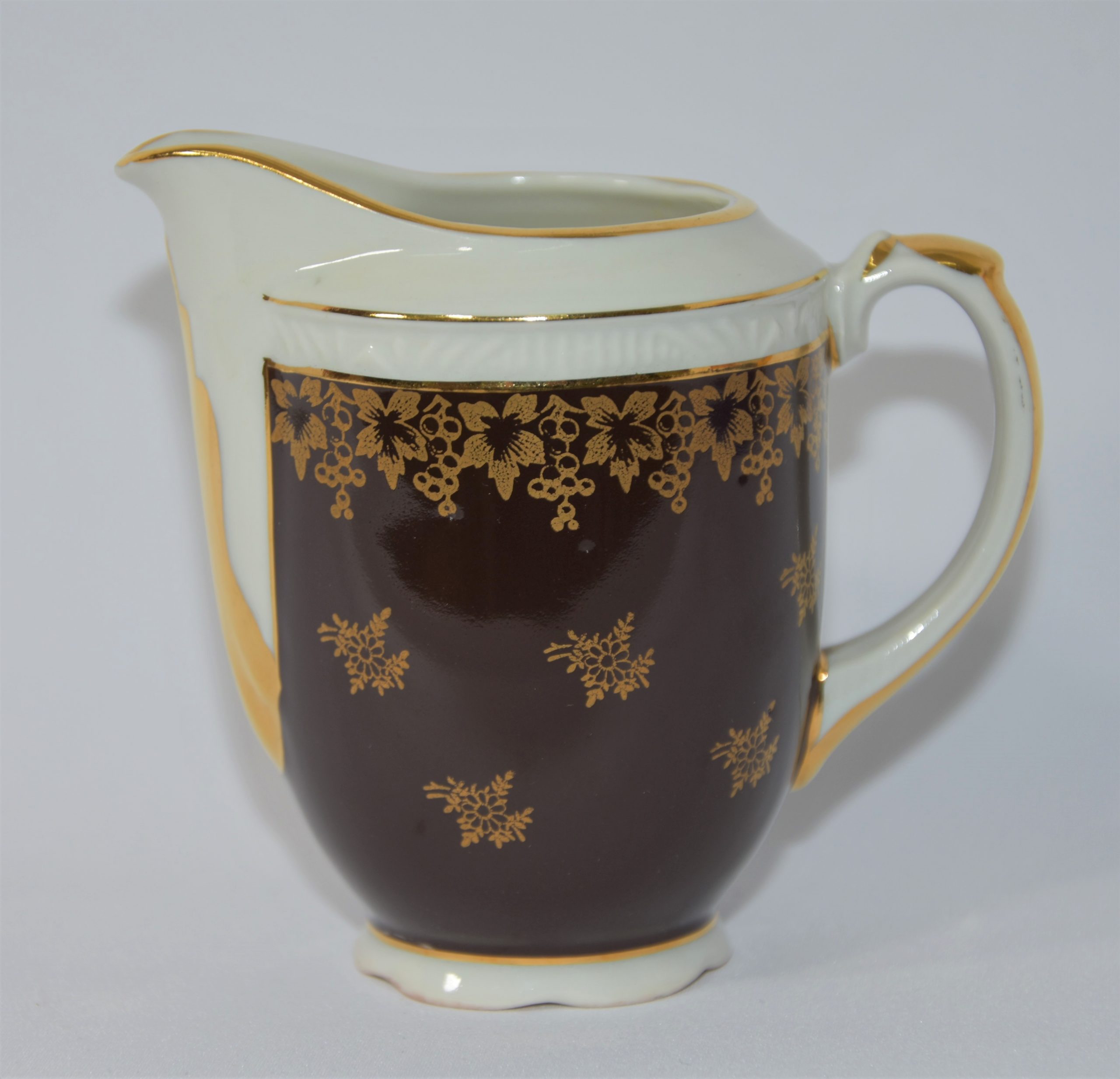 1806 a-h, mlecznik, chodzież, 1924-50, porcelana, złocenia