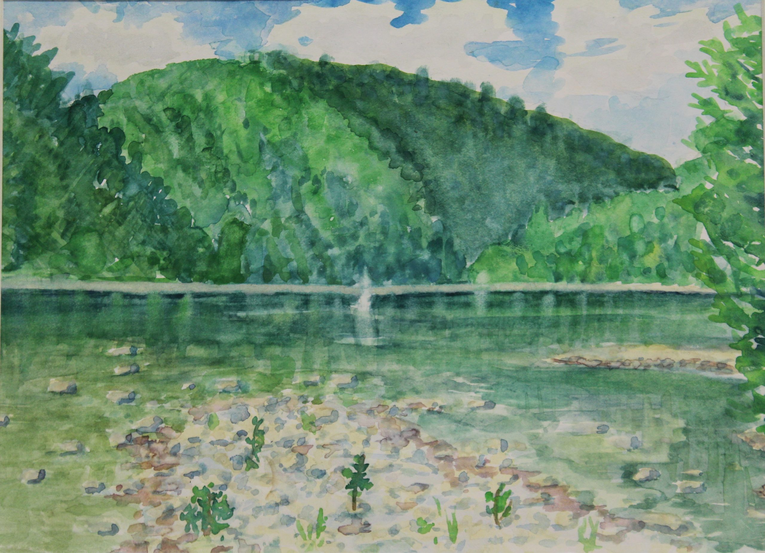 4524 a-h, stanisław witowski z jasła, san w myczkowcach, 1964, akwarele, 23 x 32,5 cm