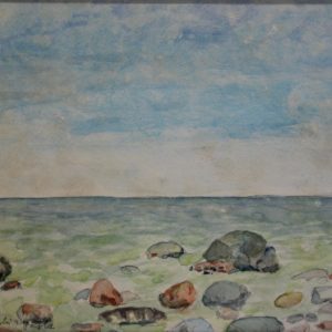 4536 a-h, stanisław witowski z jasła, międzyzdroje, 1966, akwarele, 24 x 33 cm