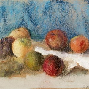 5913 a-h, leszek pindelski, martwa natura, pastele, 32 x 48 cm