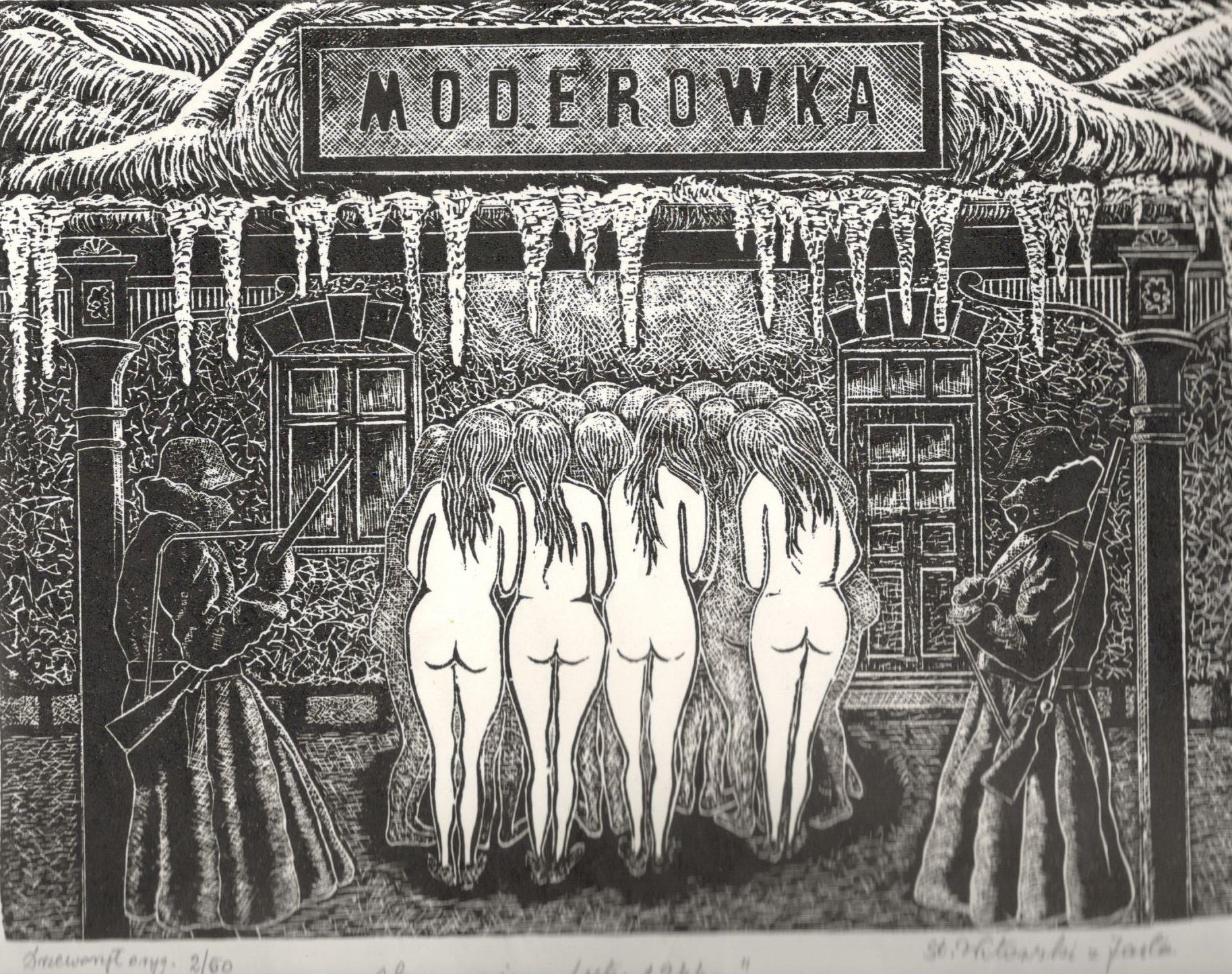 888 a-h, stanisław witowski z jasła, okupacja, drzeworyt