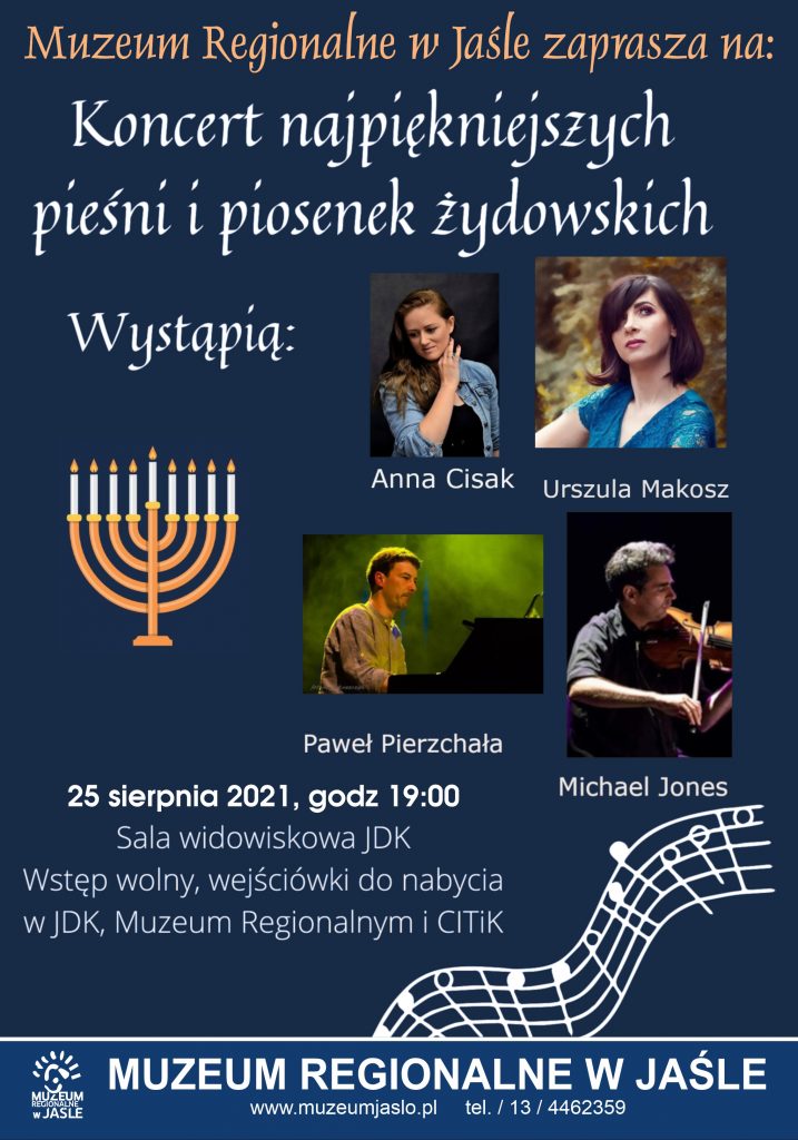 koncert pieśni i piosenek żydowskich