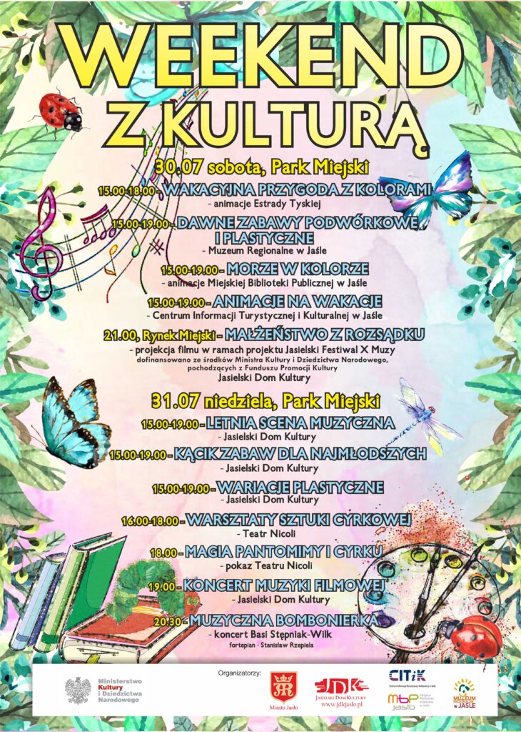 weekend z kulturą – 30 lipca 2022 r.