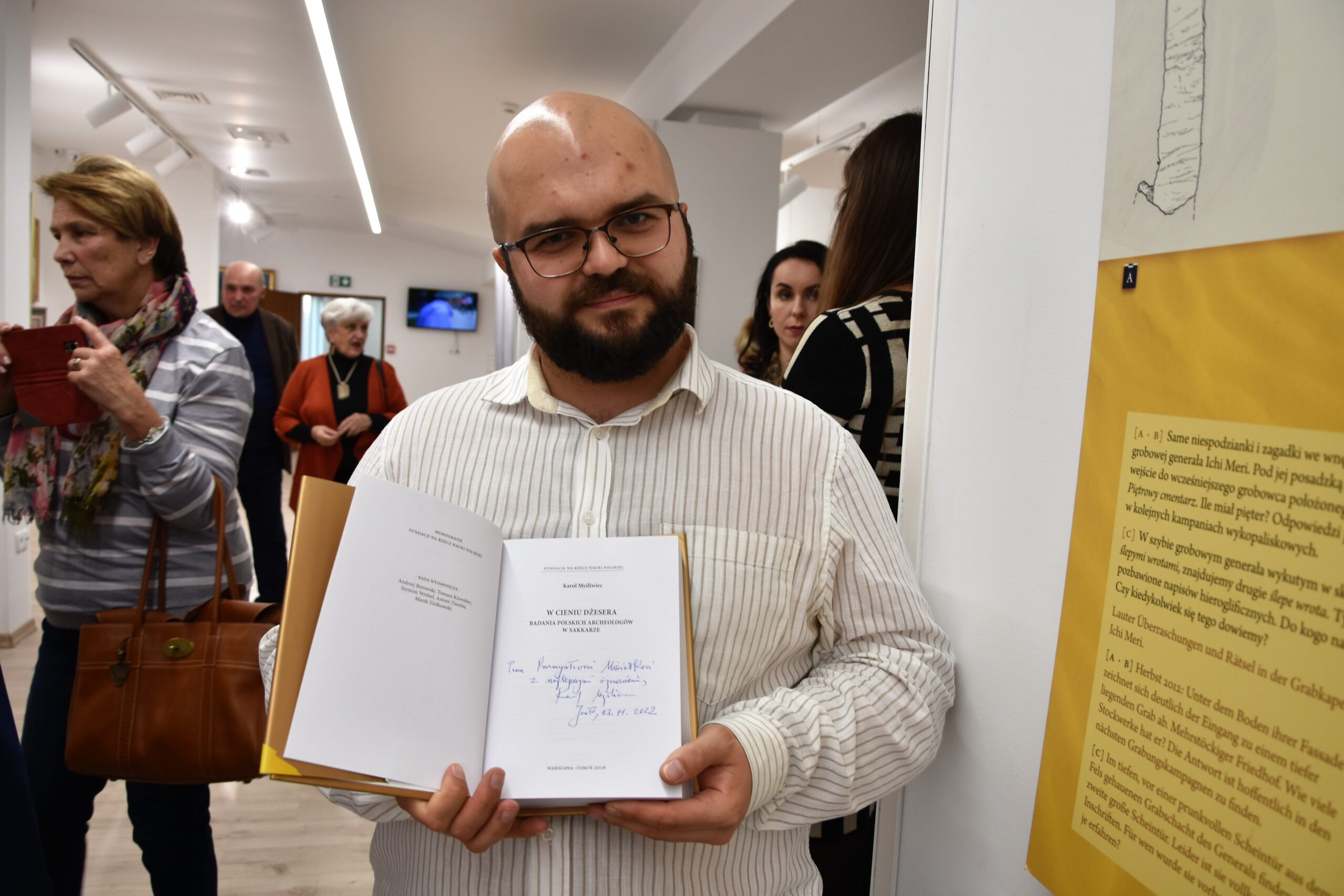 „wezyr merefnebef. polskie badania archeologiczne w sakkarze” - spotkanie z prof. karolem myśliwcem. „wezyr merefnebef. polskie badania archeologiczne w sakkarze” - spotkanie z prof. karolem myśliwcem.