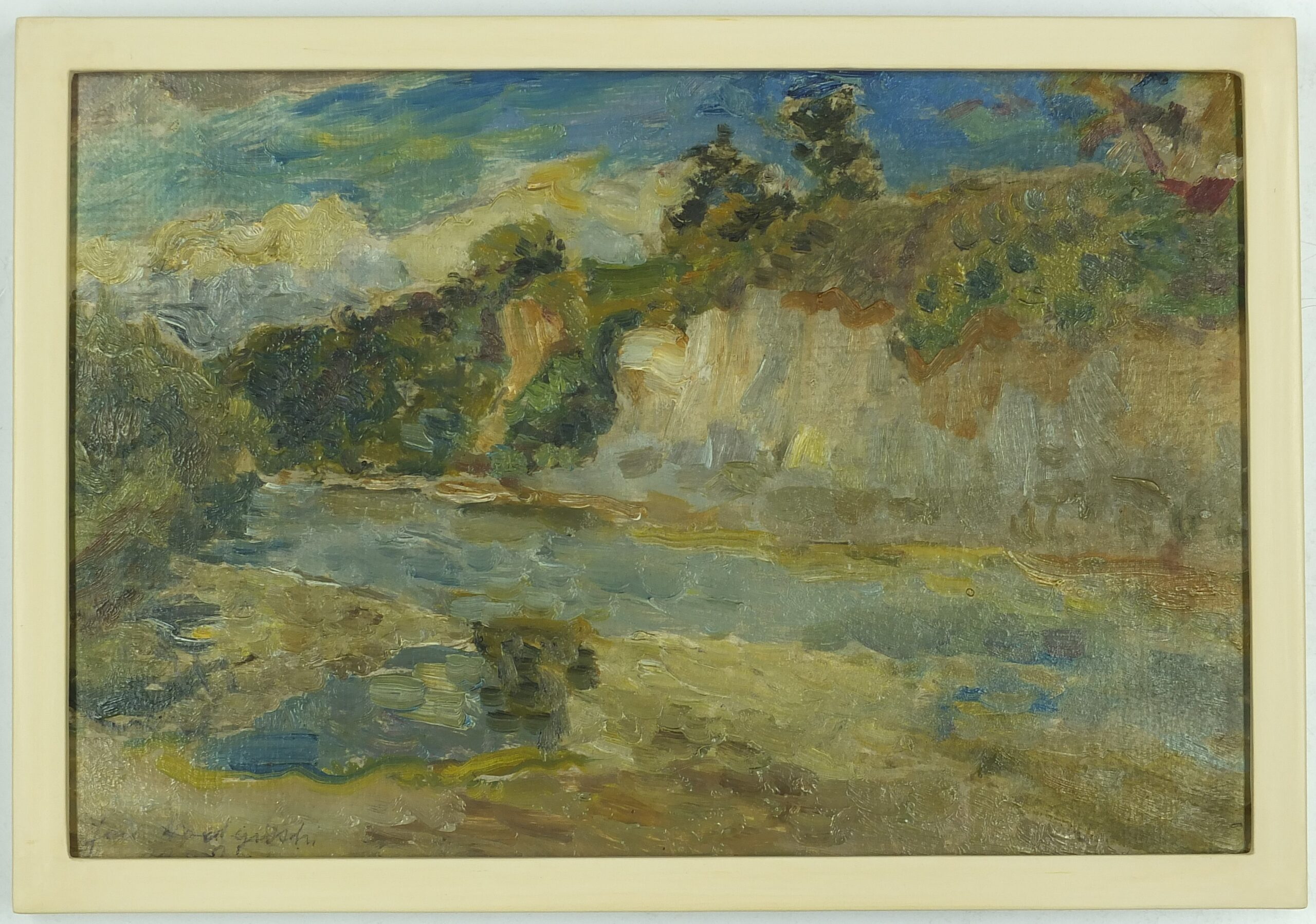 467 a-h, jan wodyński, okolice jasła, 1932, olej na dykcie