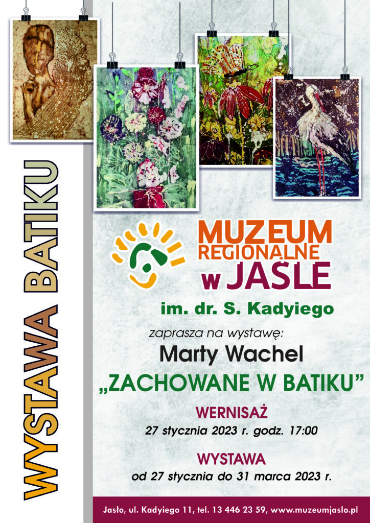 zaproszenie na wernisaŻ                    "zachowane w batiku"