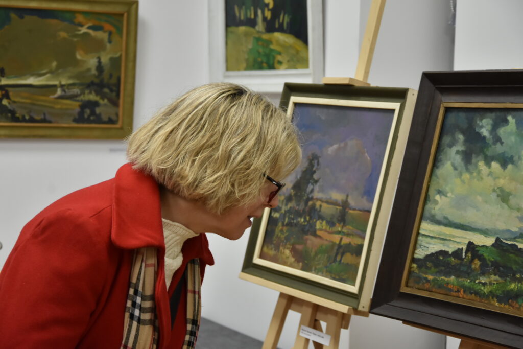 wojciech sarnecki malarstwo - fotorelacja z wernisażu