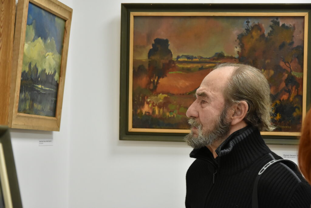 wojciech sarnecki malarstwo - fotorelacja z wernisażu