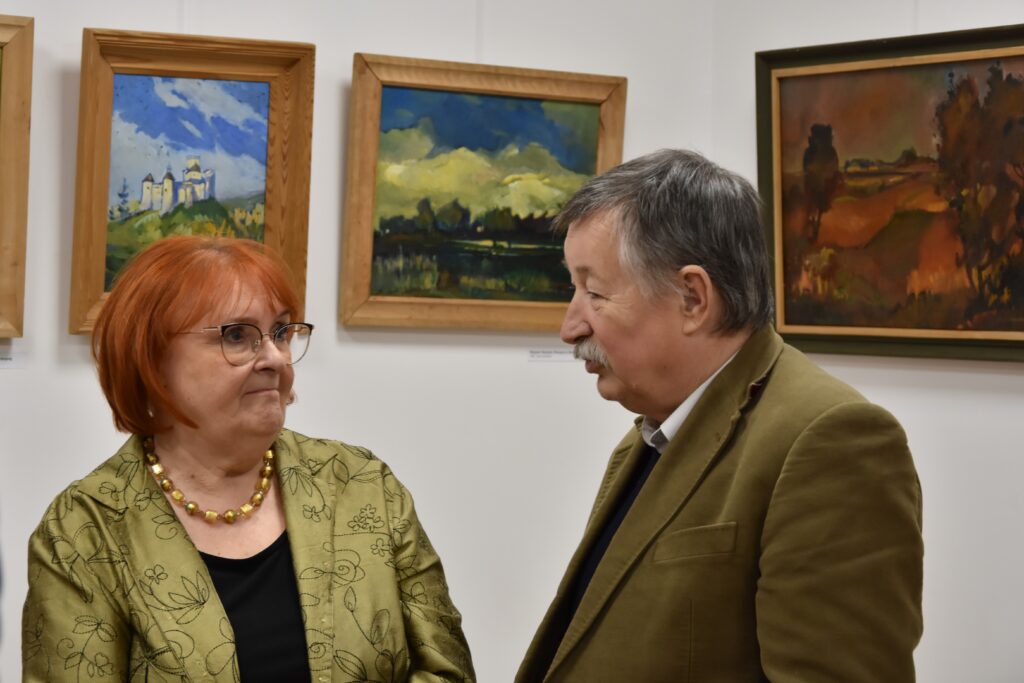 wojciech sarnecki malarstwo - fotorelacja z wernisażu