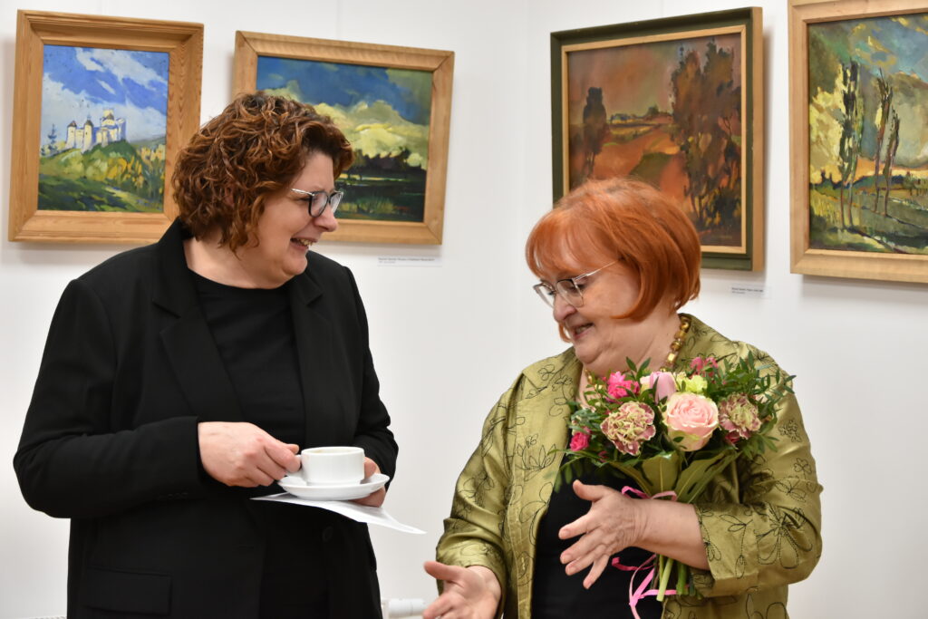 wojciech sarnecki malarstwo - fotorelacja z wernisażu