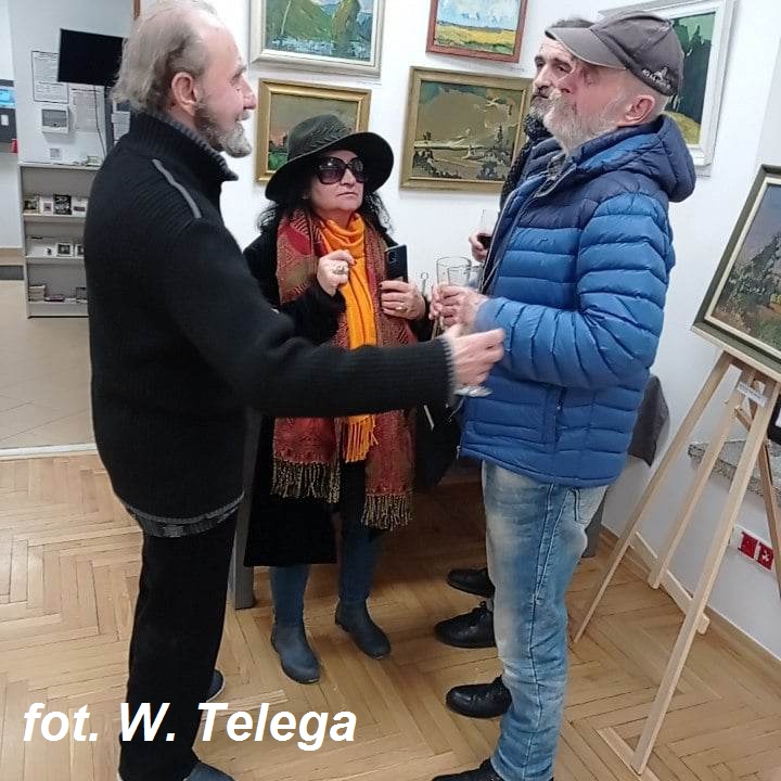 wojciech sarnecki malarstwo - fotorelacja z wernisażu