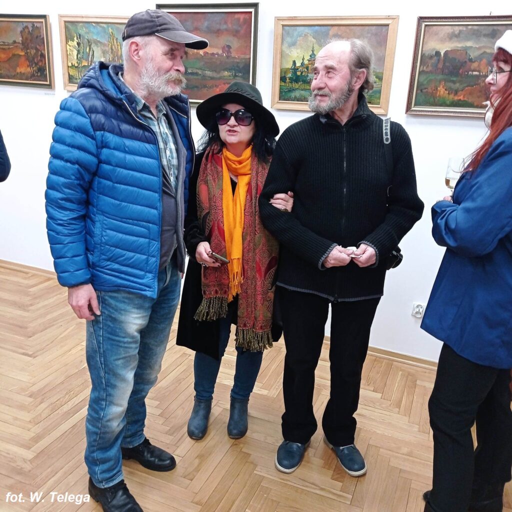 wojciech sarnecki malarstwo - fotorelacja z wernisażu