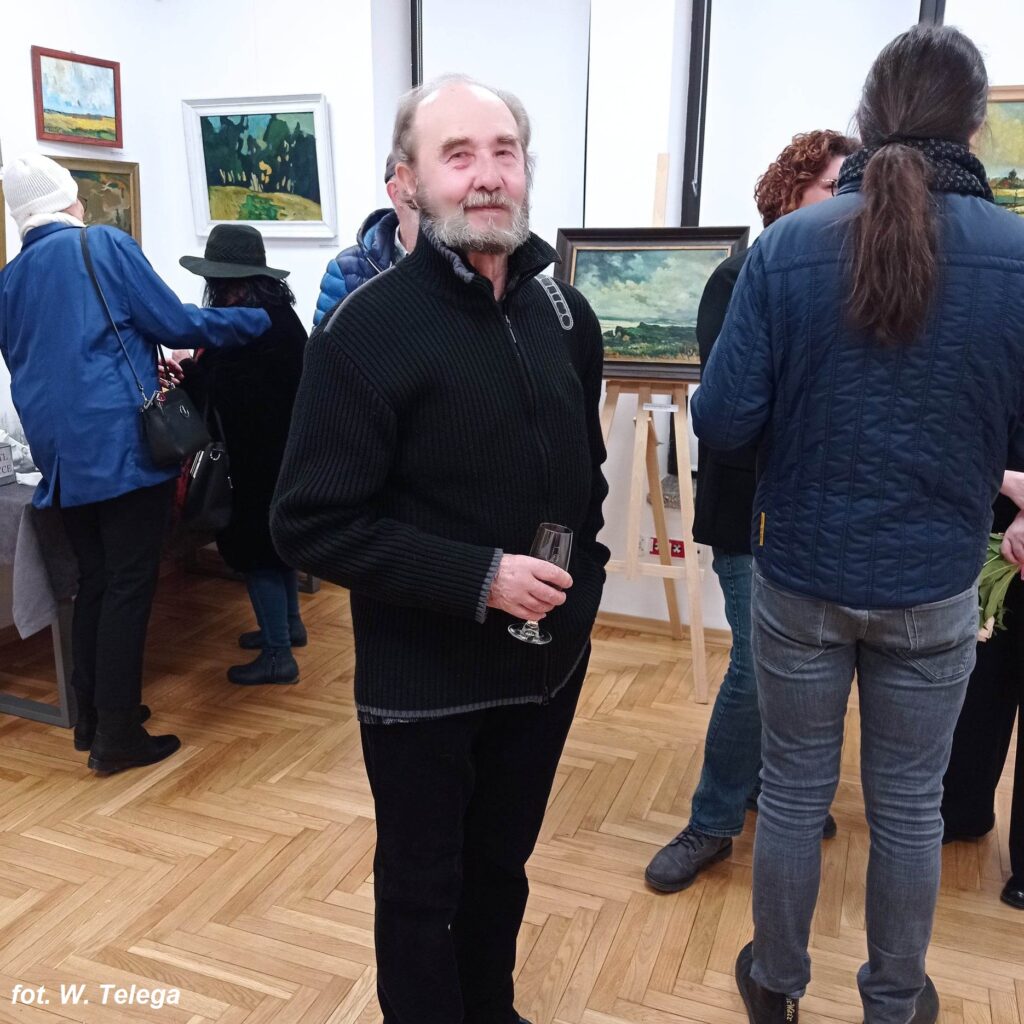 wojciech sarnecki malarstwo - fotorelacja z wernisażu
