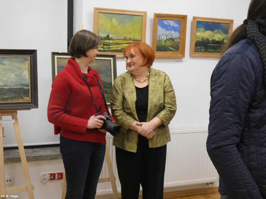 wojciech sarnecki malarstwo - fotorelacja z wernisażu