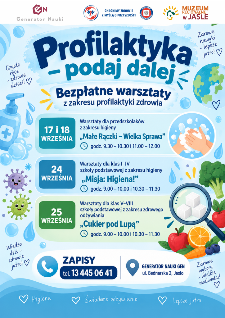 wrzesień z profilaktyką zdrowotną w generatorze nauki gen